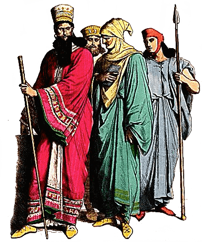 Media - Mede Nobleman, Persian Nobleman and Commoner (Plate 3d)