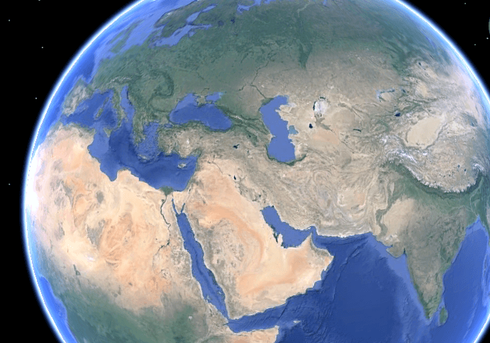 Mesopotamian Civilizations - Mesopotamia (Google Earth)