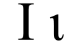 Phoenicia - Greek Iota