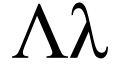 Phoenicia - Greek Lambda