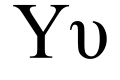 Phoenicia - Greek Upsilon