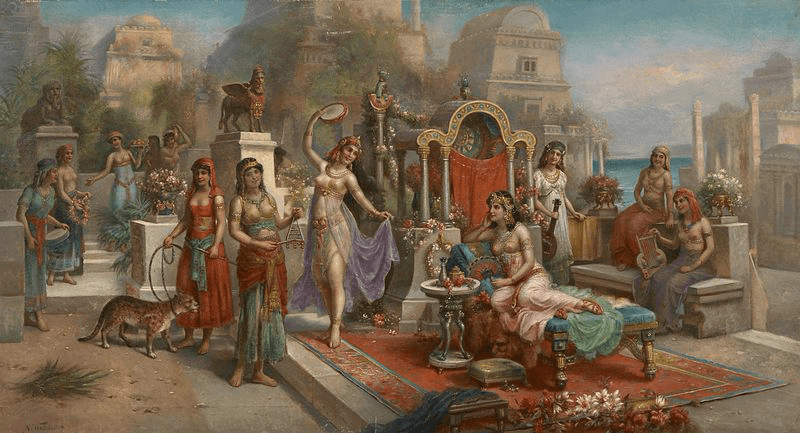 Hanging Gardens of Babylon - Hanging Gardens of Semiramis (H. Waldeck c. 1900)