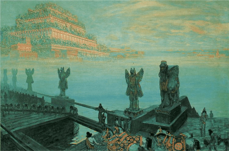 Hanging Gardens of Babylon - Babylon (1906)