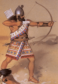 Assyria - Assyrian Archer Drawing