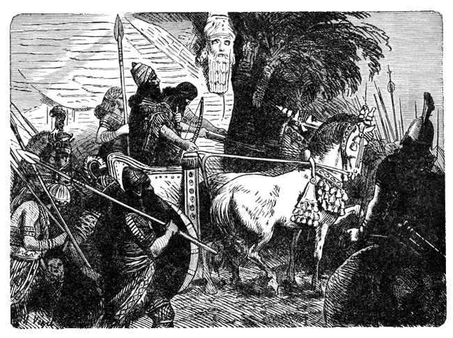 Babylonia - Soldiers of Assyria Going to Battle